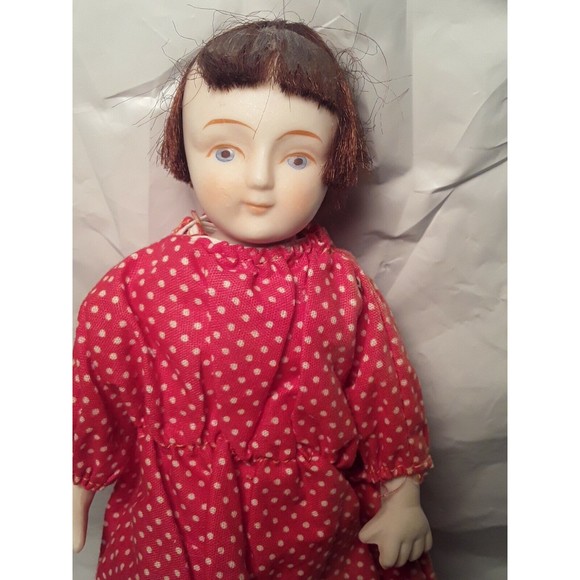 Vintage BISQUE SISTER DOLL!!  Handmade Shackman 8 inch Japan - Picture 2 of 7